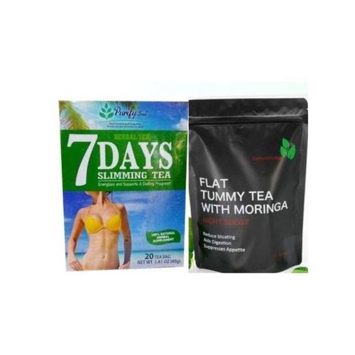 Purify Tree 7 DAYS Slimming Tea Plus Flat Tummy With Moringa