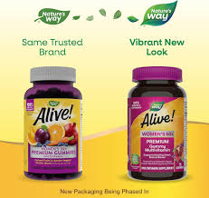 Nature's Way, Alive!® Women's 50+ Multivitamin Gummy, Mixed Berry, 60 Gummies