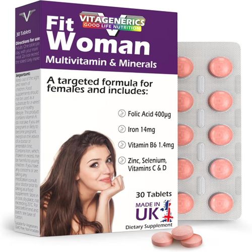 VITAGENERICS FitWoman Multivitamins & Minerals For Women
