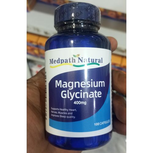 Med path Natural Magnesium Glycinate 400mg x100 Tablets