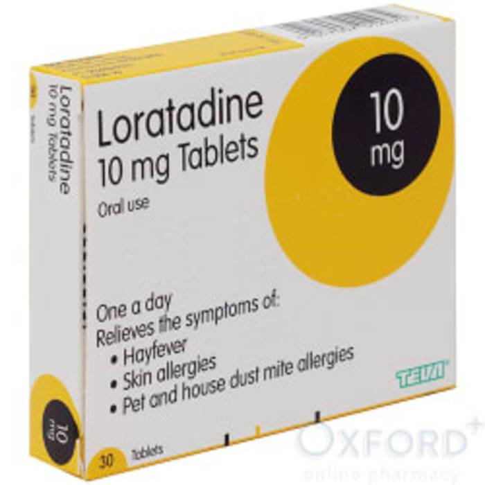 Loratadine 10mg Antihistamine Tablets