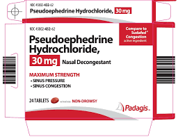 Pseudoephedrine Nasal Decongestant